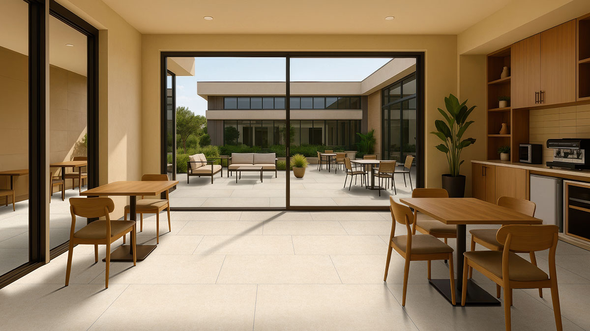 talc — installed in a commercial space (scene 0294)