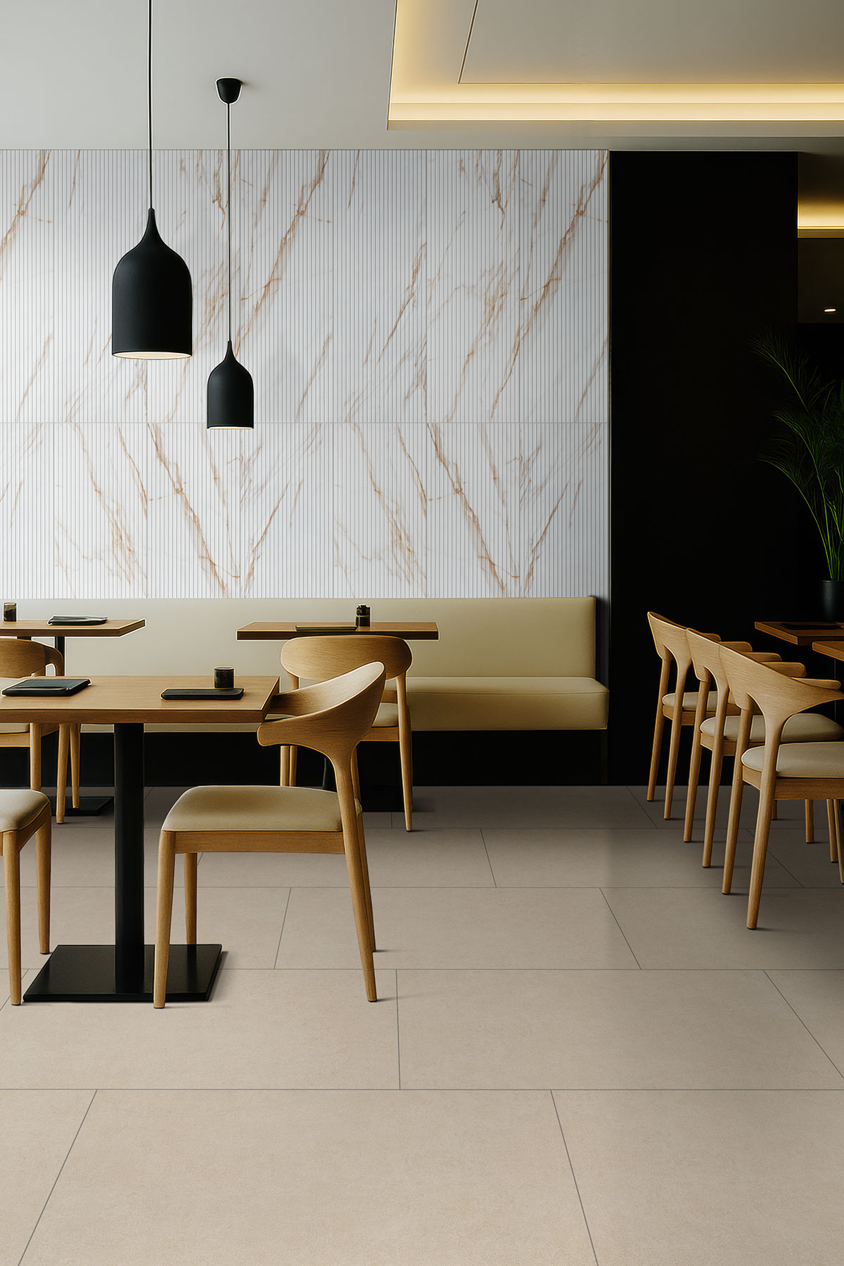talc — installed in a commercial space (scene 0299)