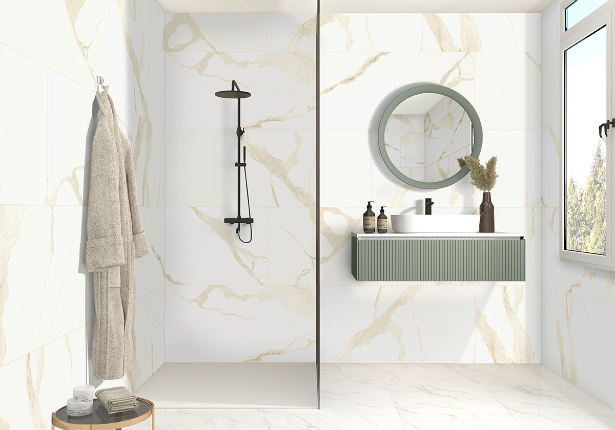 calacatta — installed (view 3)