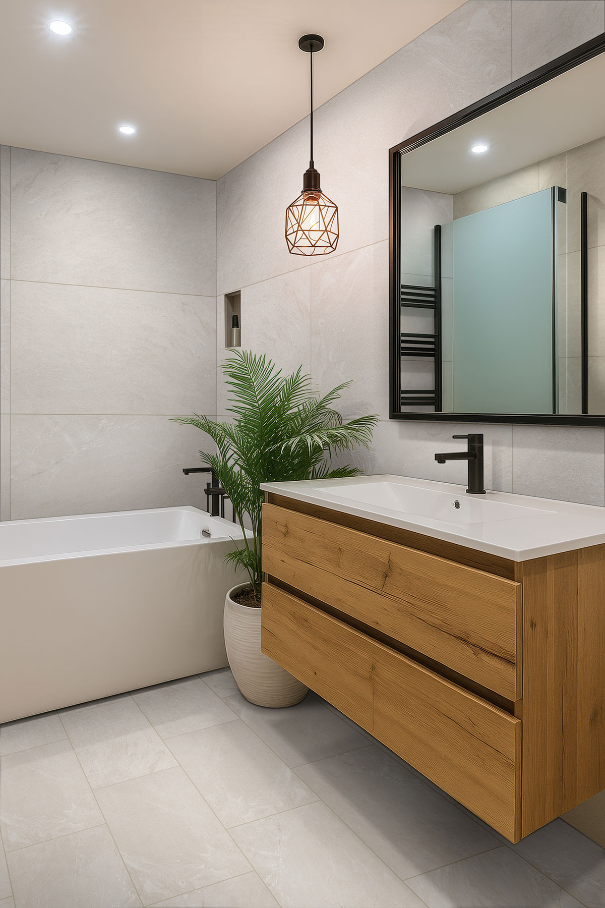 alabaster — installed in a bathroom (scene 1091)
