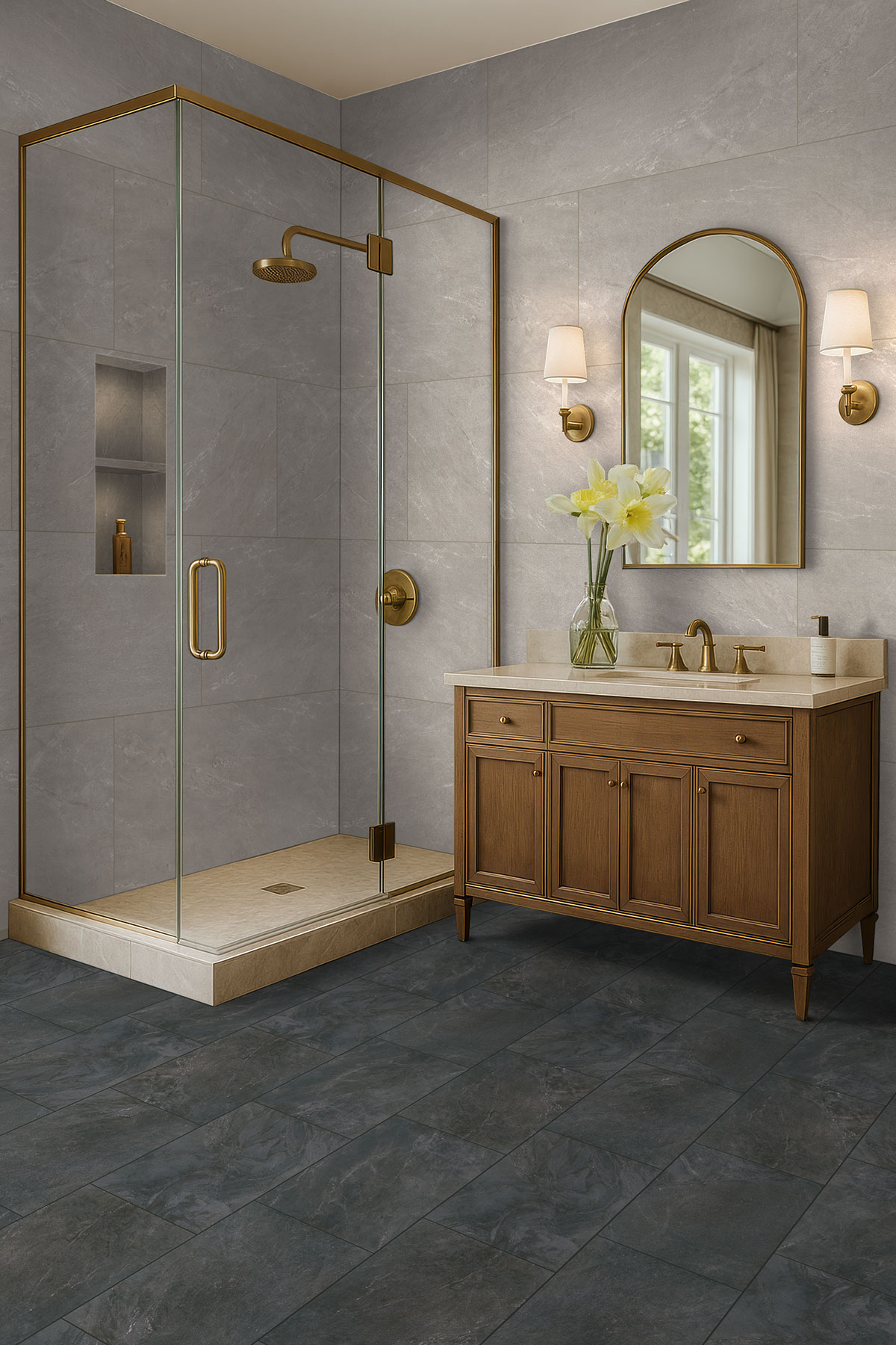 obsidian — installed in a bathroom (scene 1092)