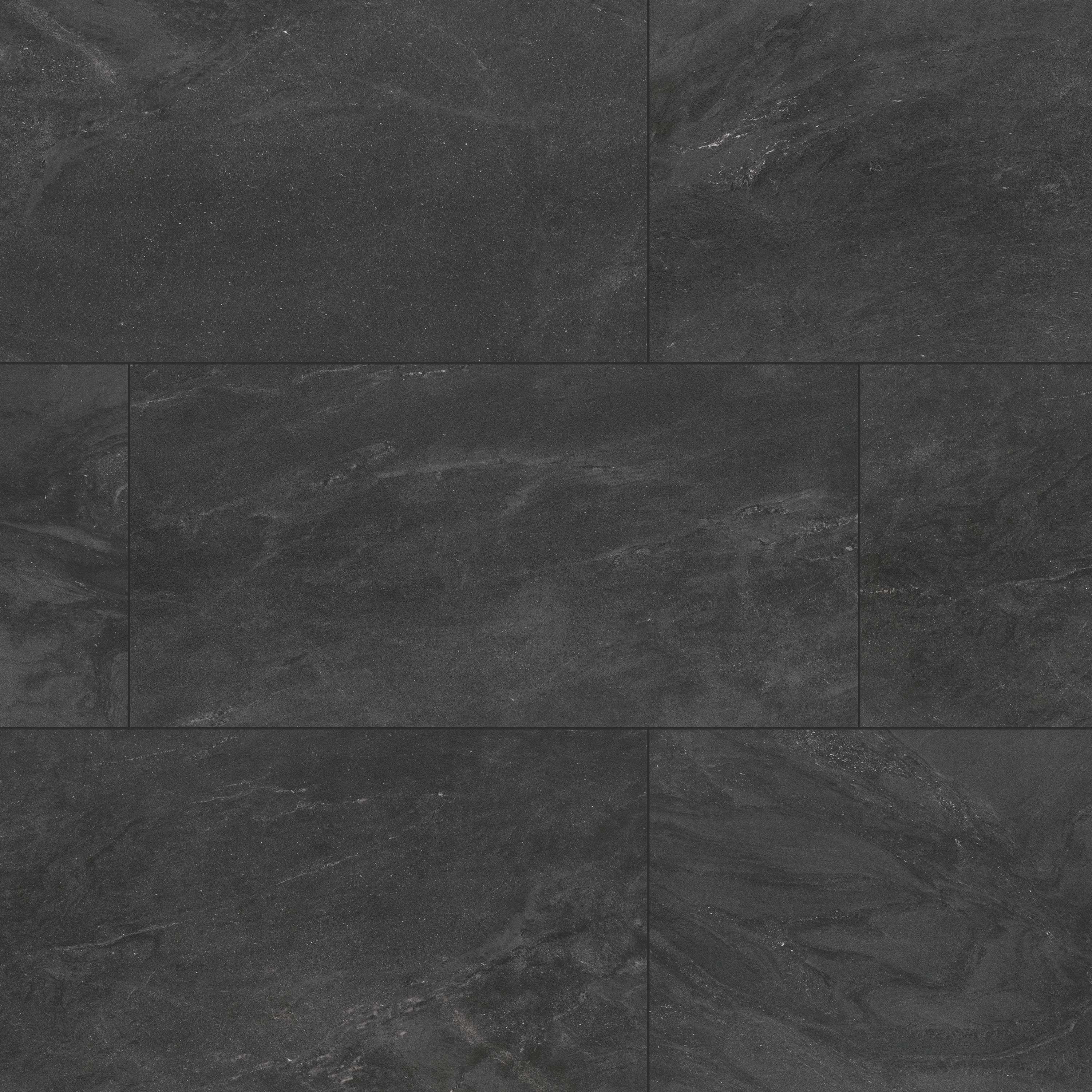 Obsidian slab, full view