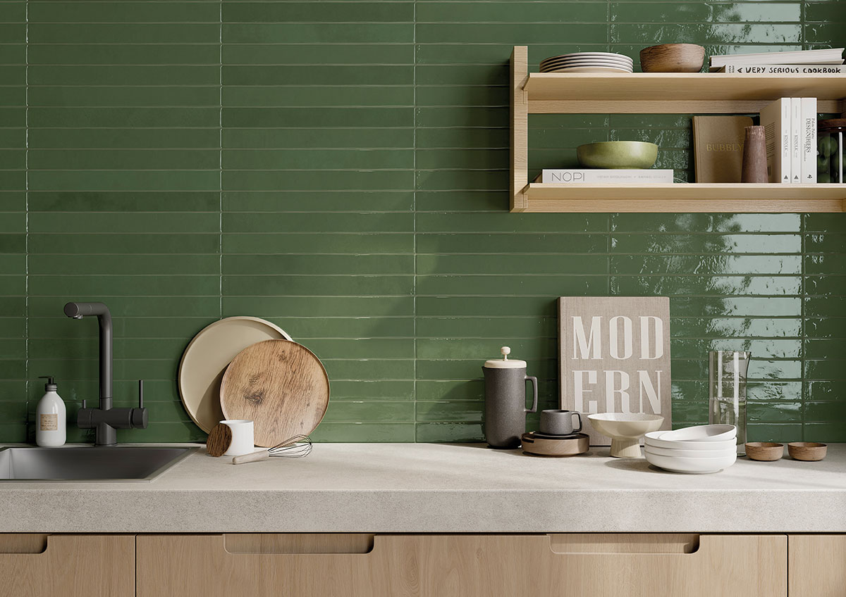 Racing Green — installed in a kitchen (scene 1071)