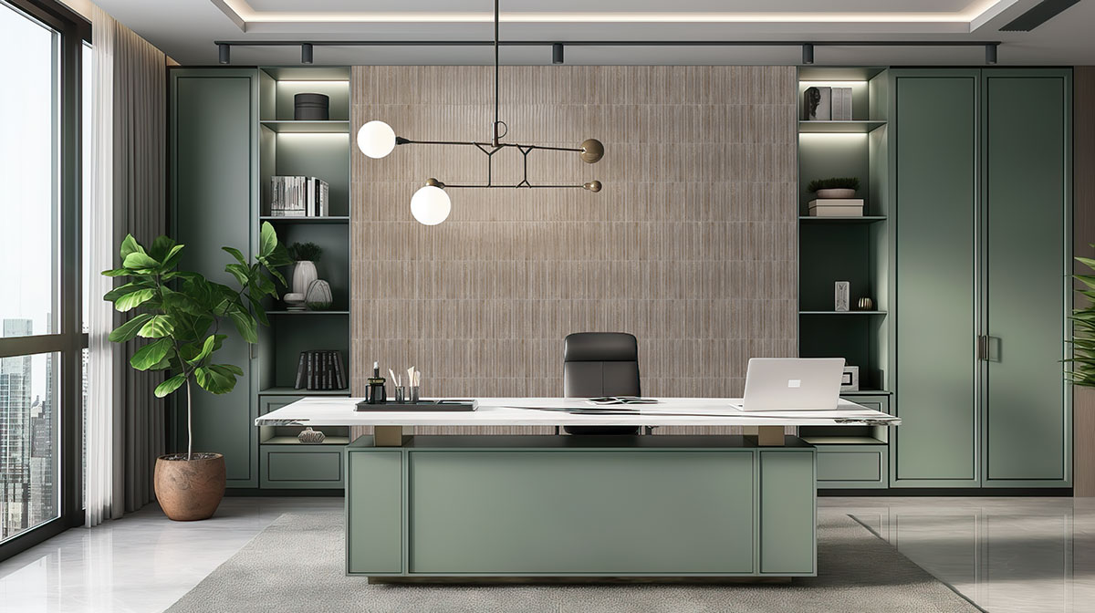 grigio — installed in a commercial space (scene 0187)