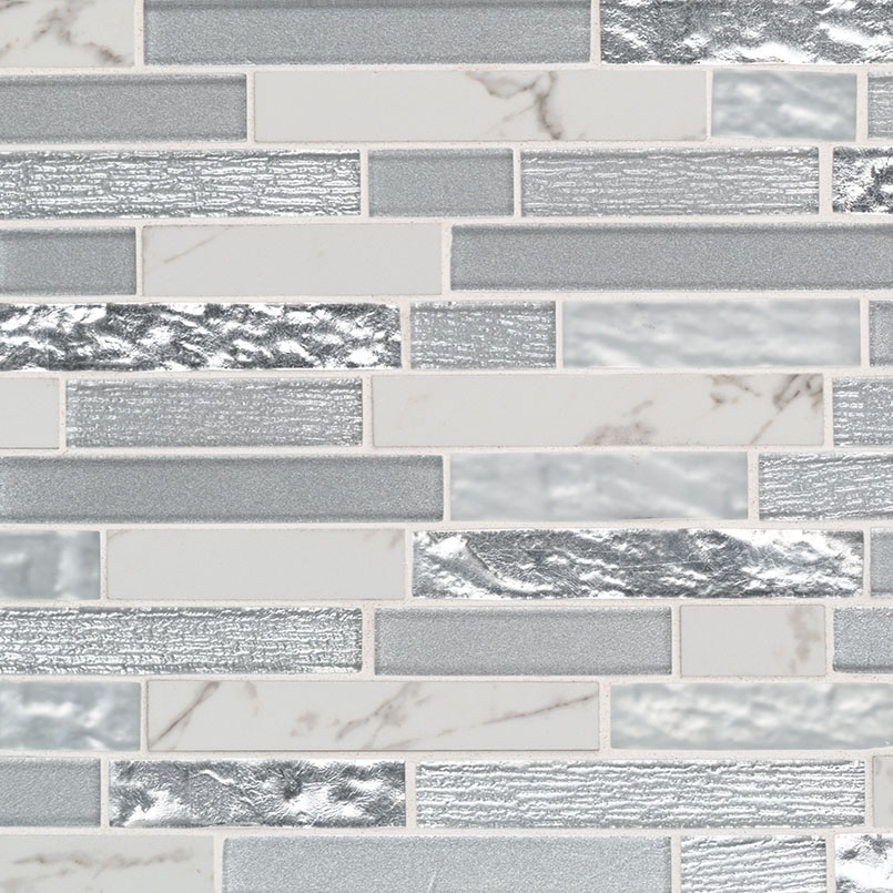 Whistler Ice Interlocking 8mm Porcelain in a kitchen