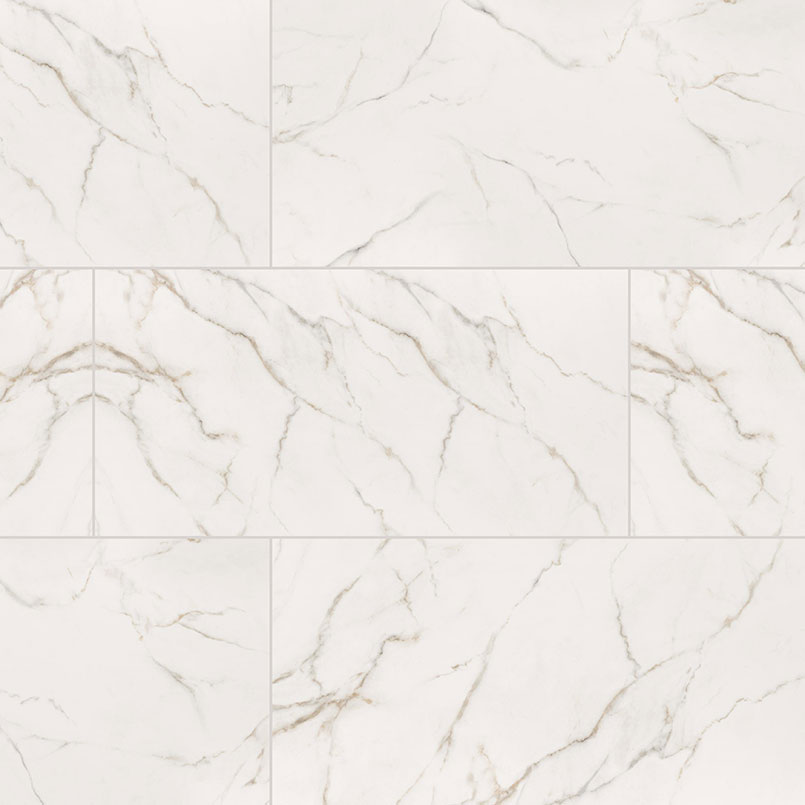 Calacatta Lucca Porcelain in a kitchen
