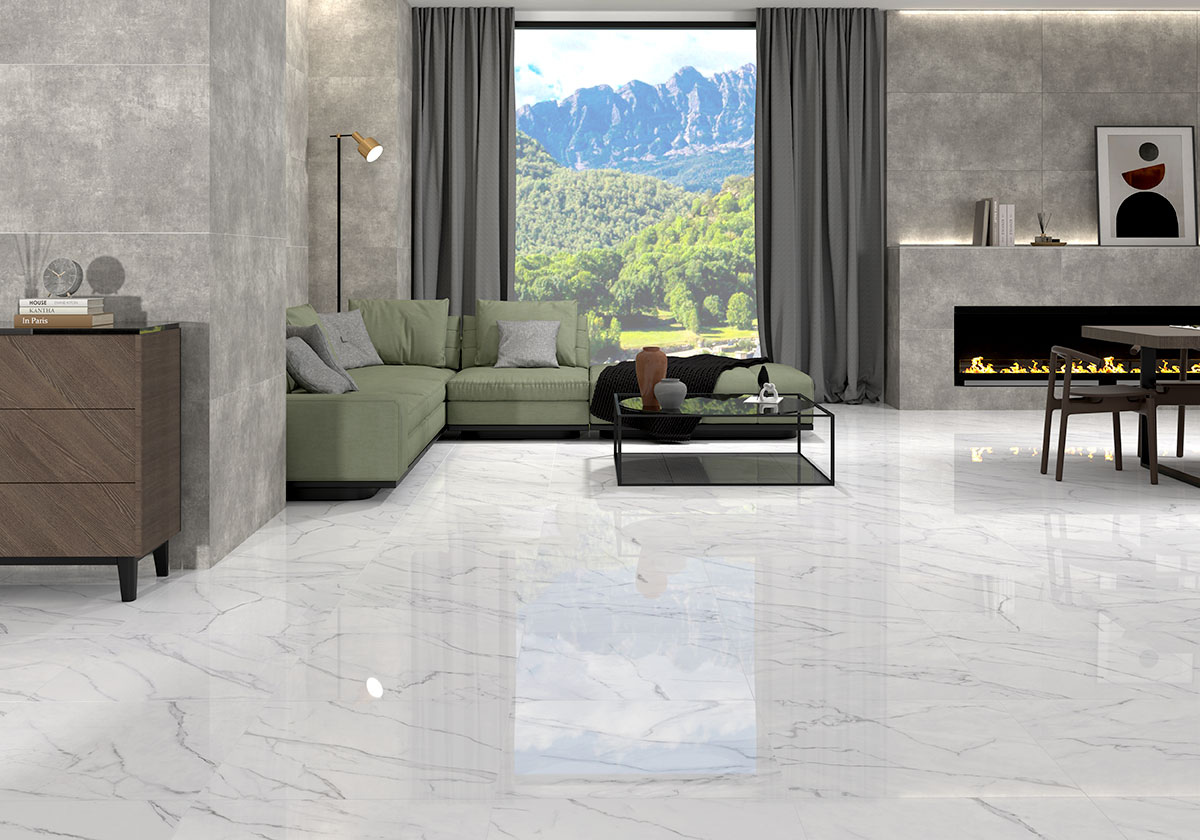 Calacatta Venato — installed (view 4)