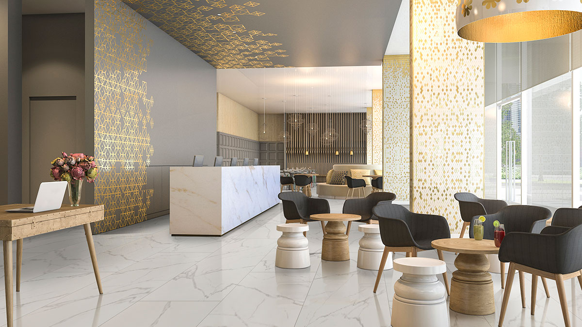 Calacatta Venato — installed (view 5)