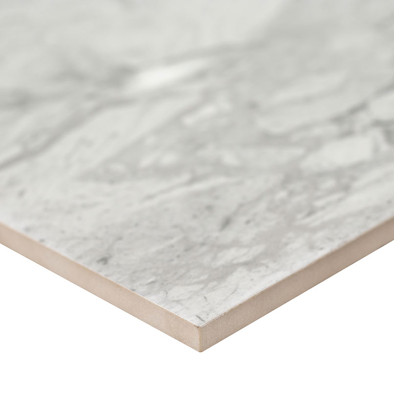 Onda Gray Porcelain in a kitchen