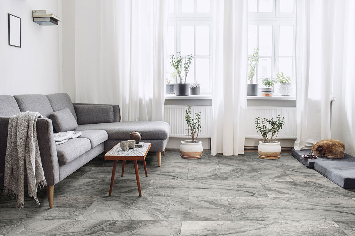 Onda Gray — installed (view 1)