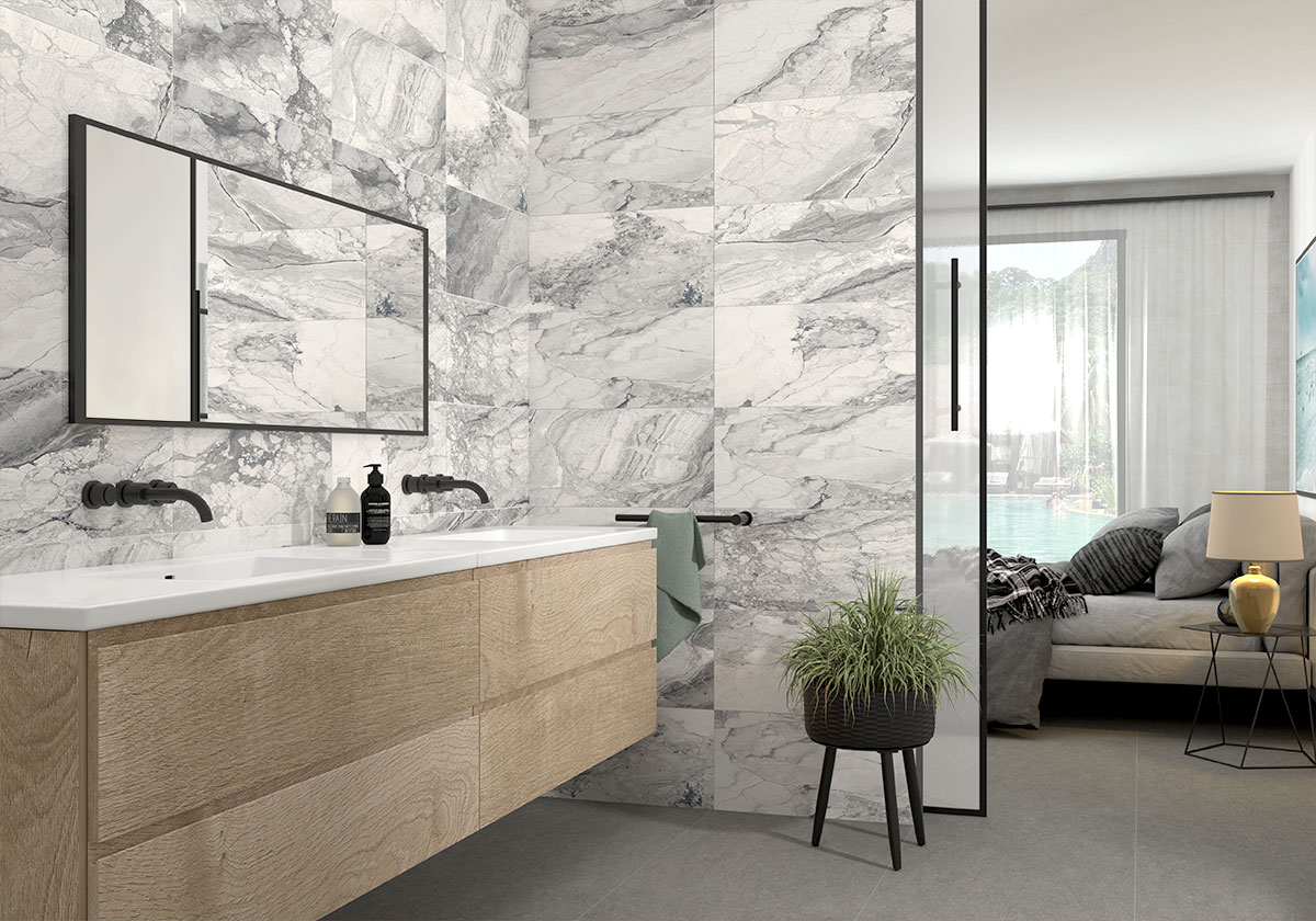 Onda Gray — installed (view 2)