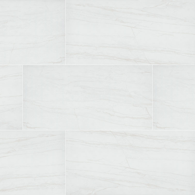 Zermatta Blanca Porcelain in a kitchen