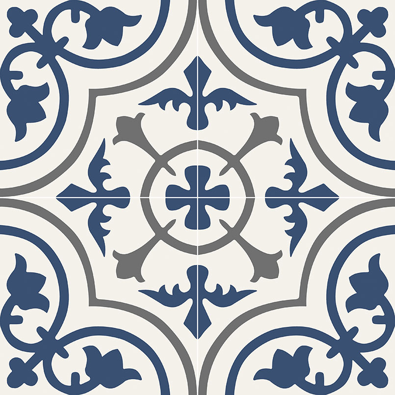 zanzibar Porcelain in a kitchen