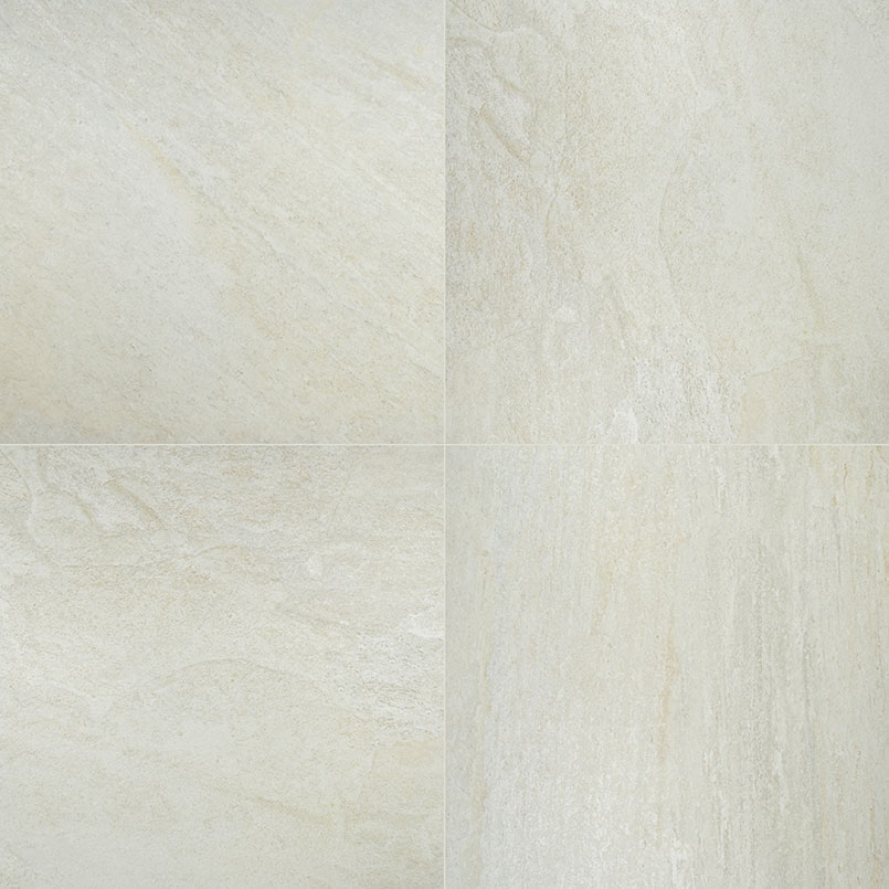 Quartz White Engineered Quartz in a kitchen