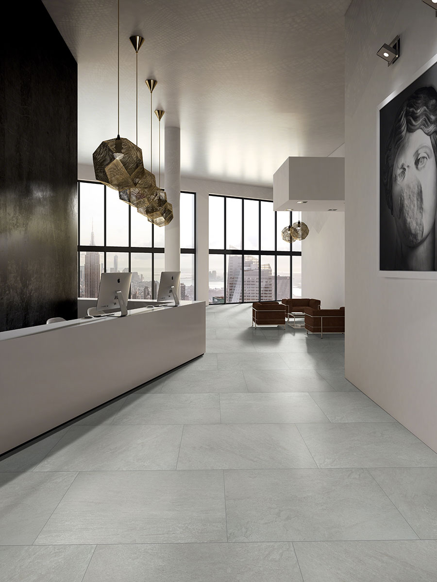 Quartz White — installed (view 2)