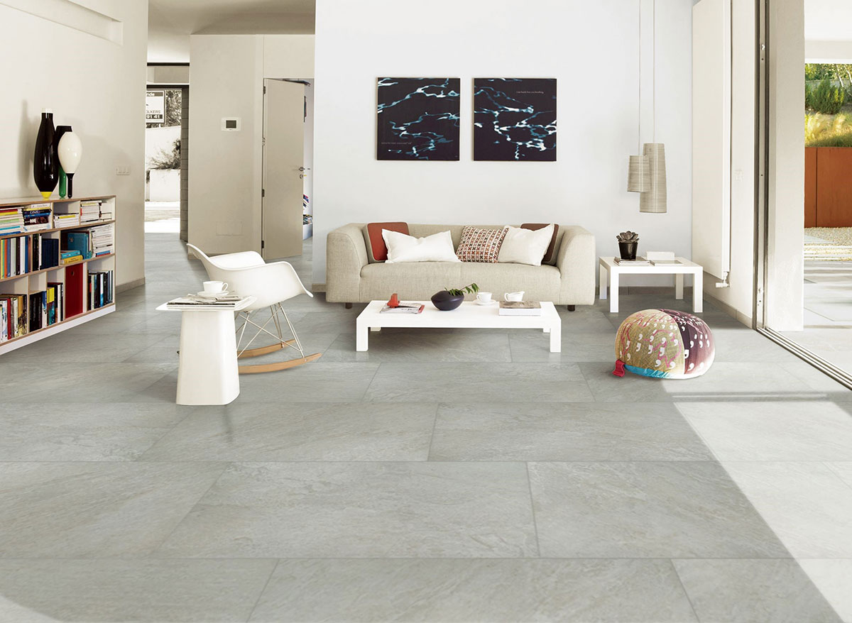 Quartz White — installed (view 1)