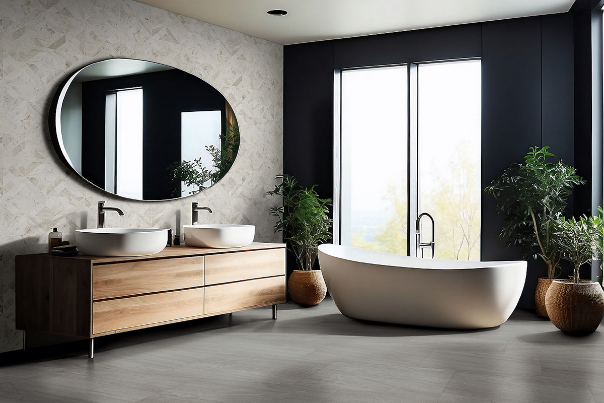 greige — installed in a bathroom (scene 0677)