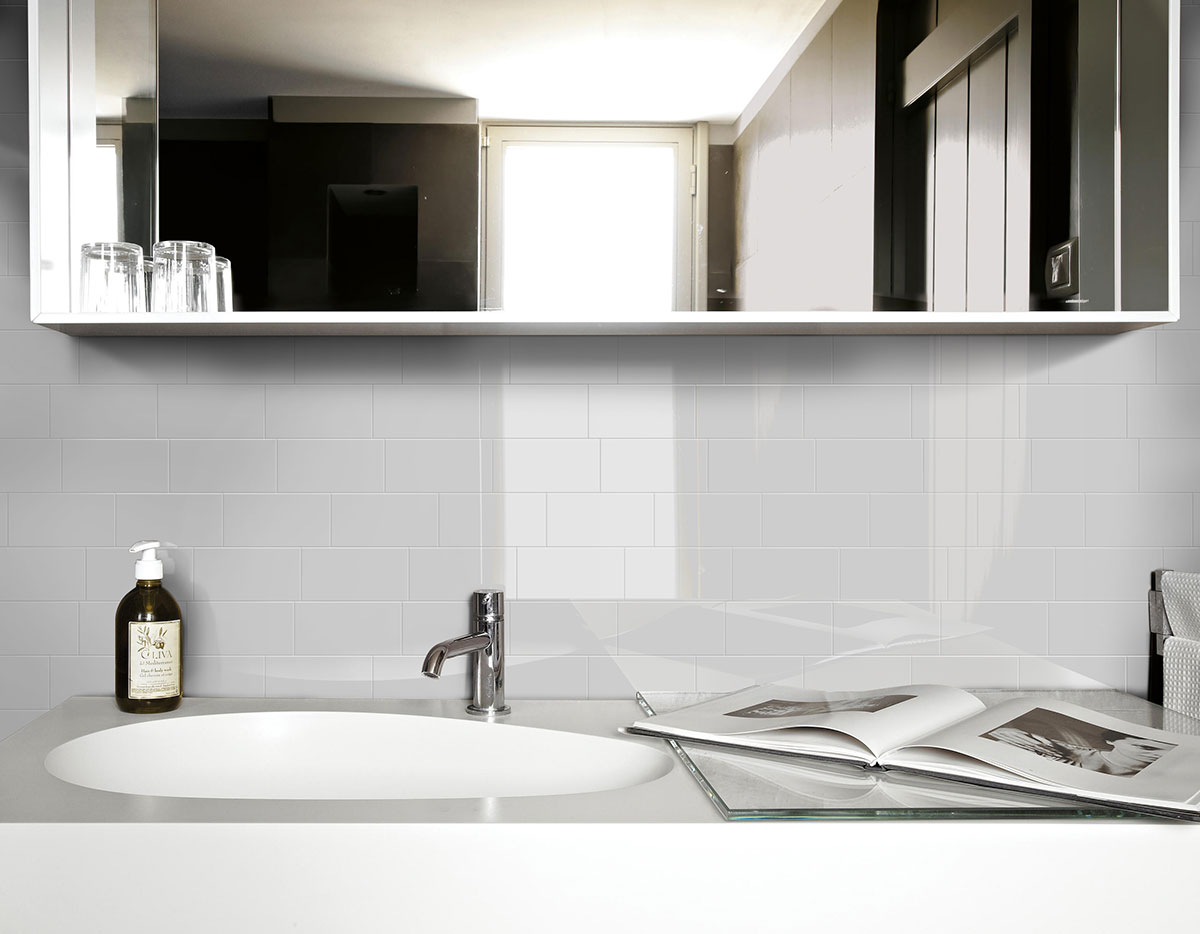 White 3x6 Glossy — installed (view 4)