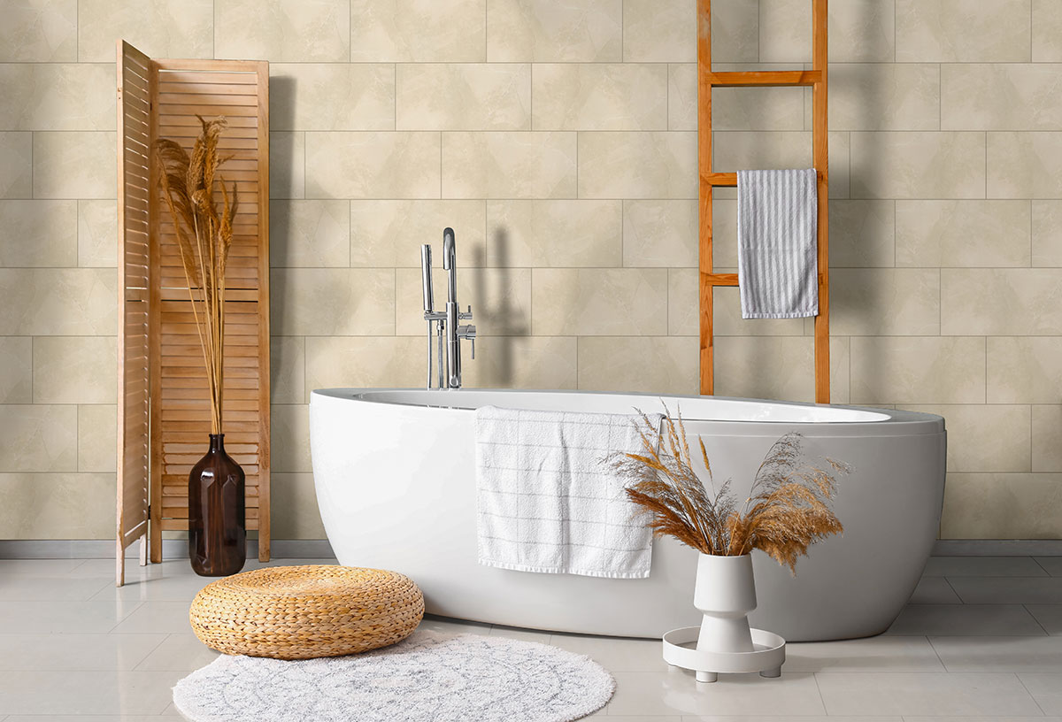 cream — installed in a bathroom (scene 0486)