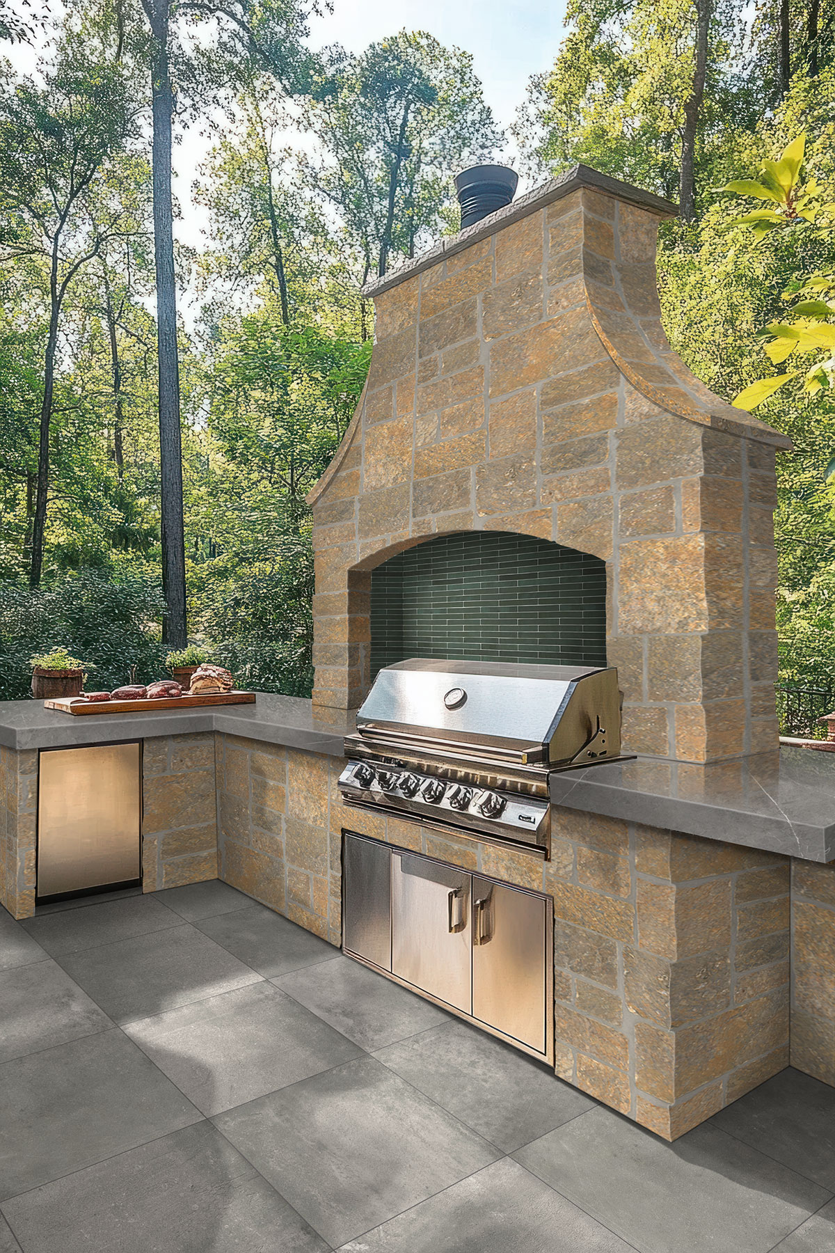 Pietra Grigio — installed (scene 0654)