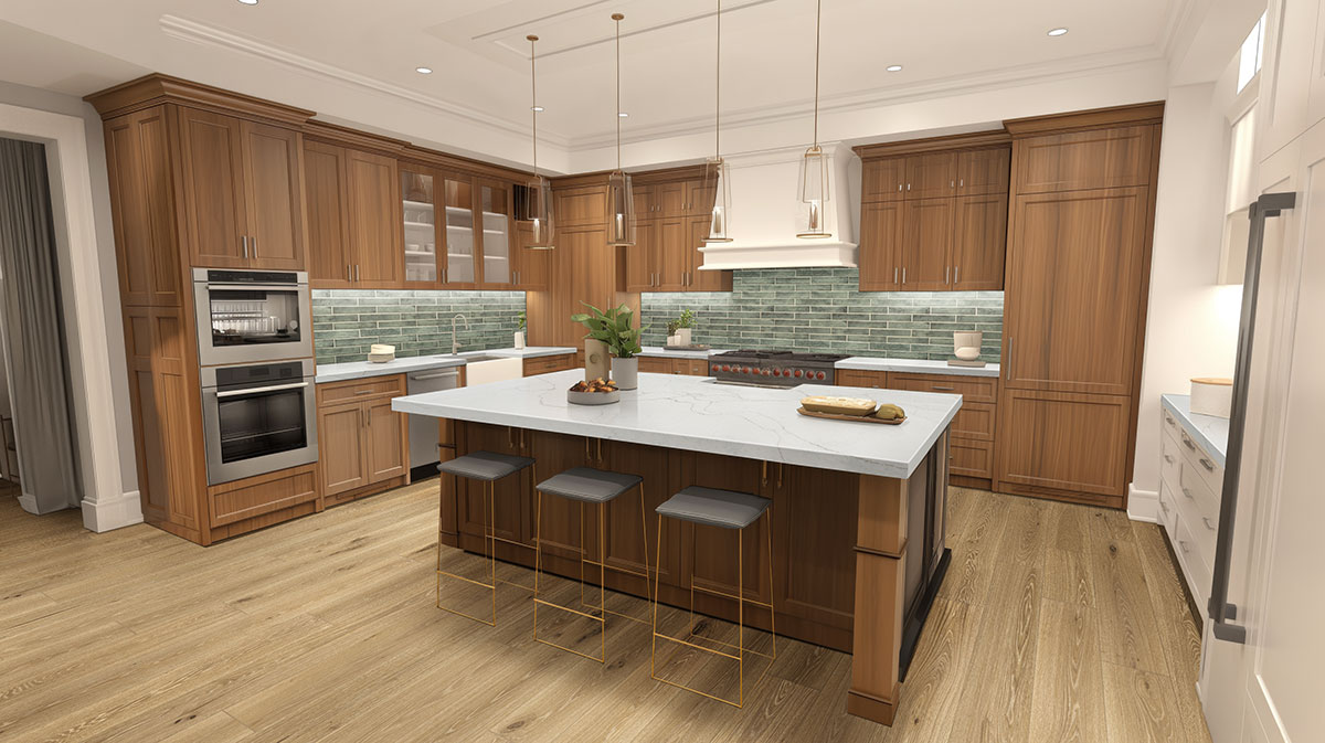 Emerald 2x10 — installed in a kitchen (scene 1058)