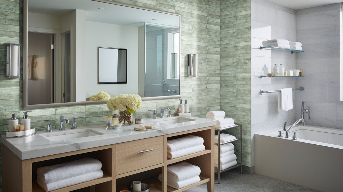 Emerald 2x10 — installed in a bathroom (scene 0658)