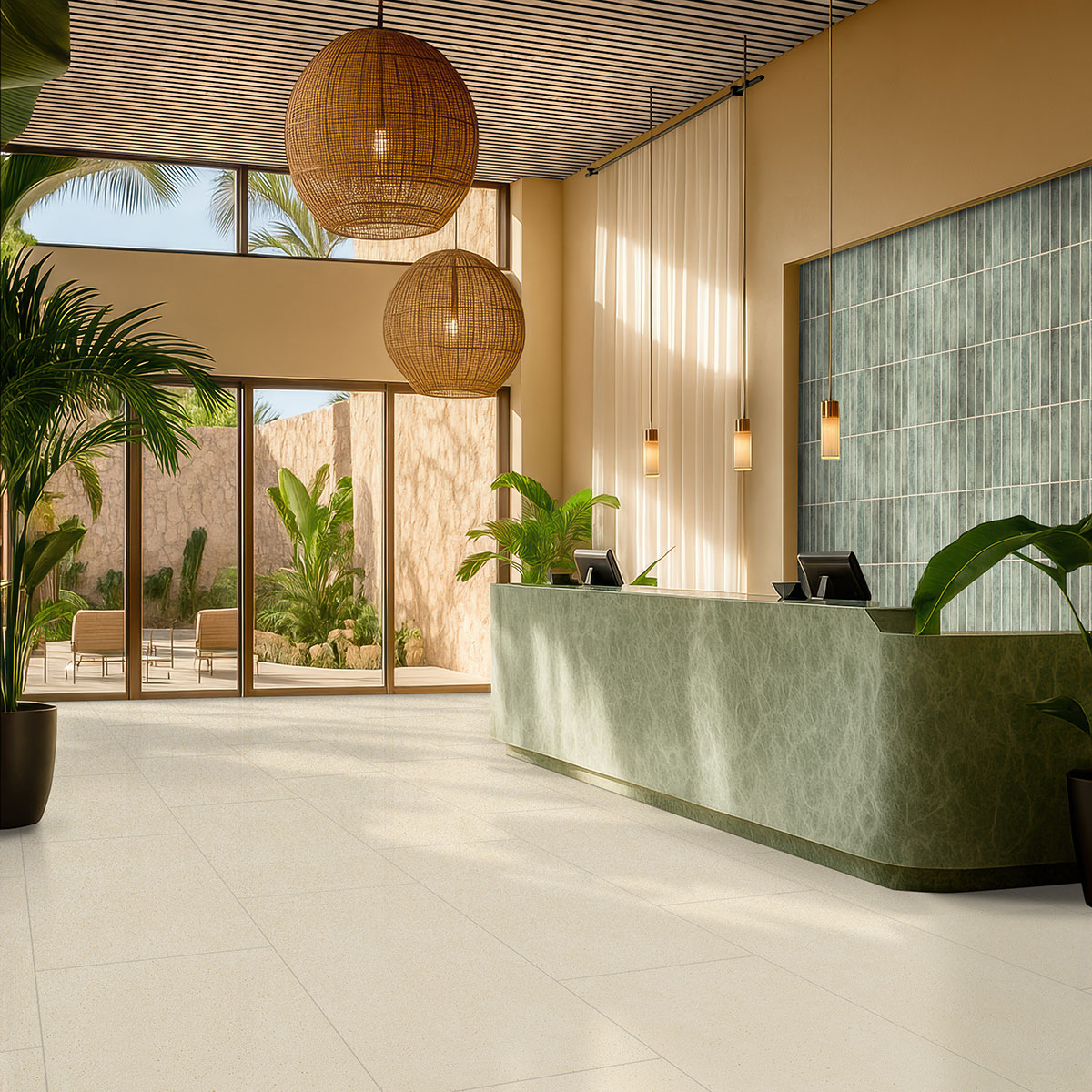 Emerald 2x10 — installed in a commercial space (scene 0305)