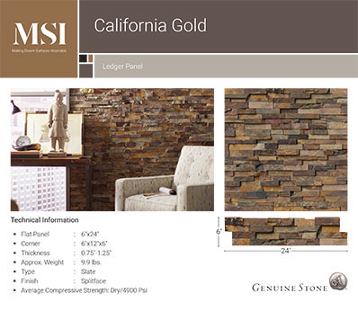 California Gold swatch