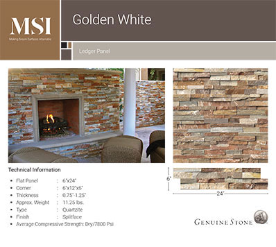 Golden White swatch