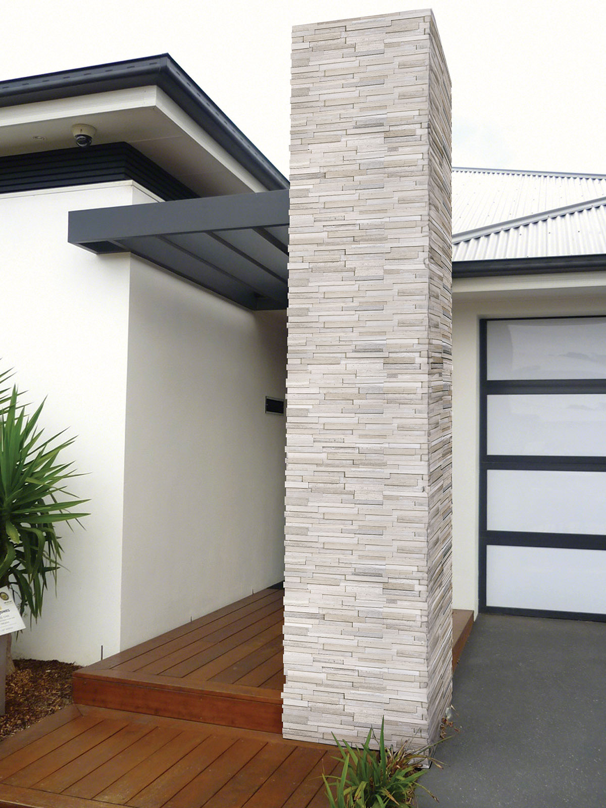 Gray Oak 3D Honed — installed (scene 0049)