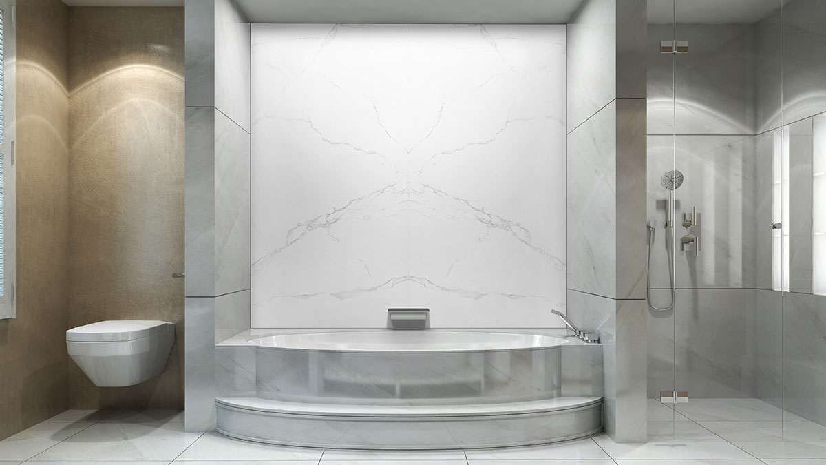 Glacier Pearl — installed (view 3)