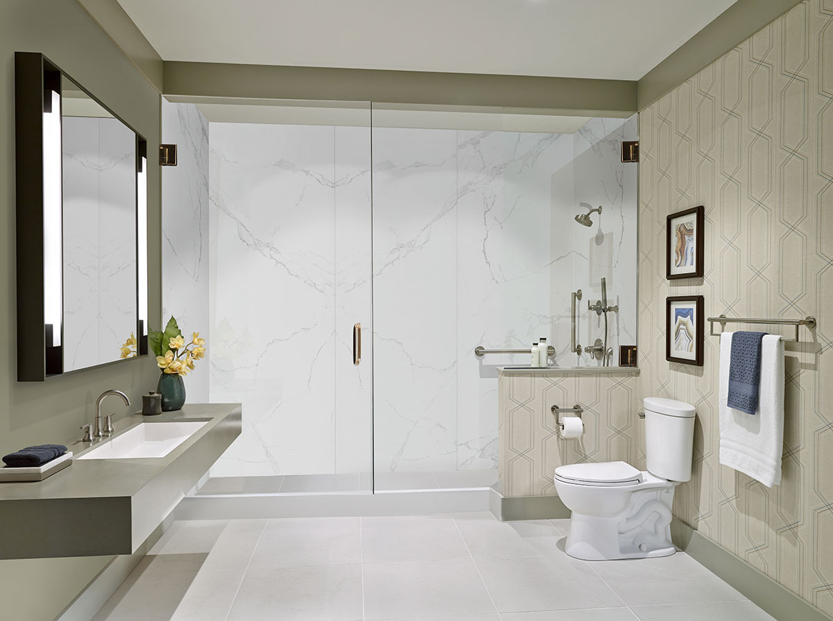 Glacier Pearl — installed (view 4)