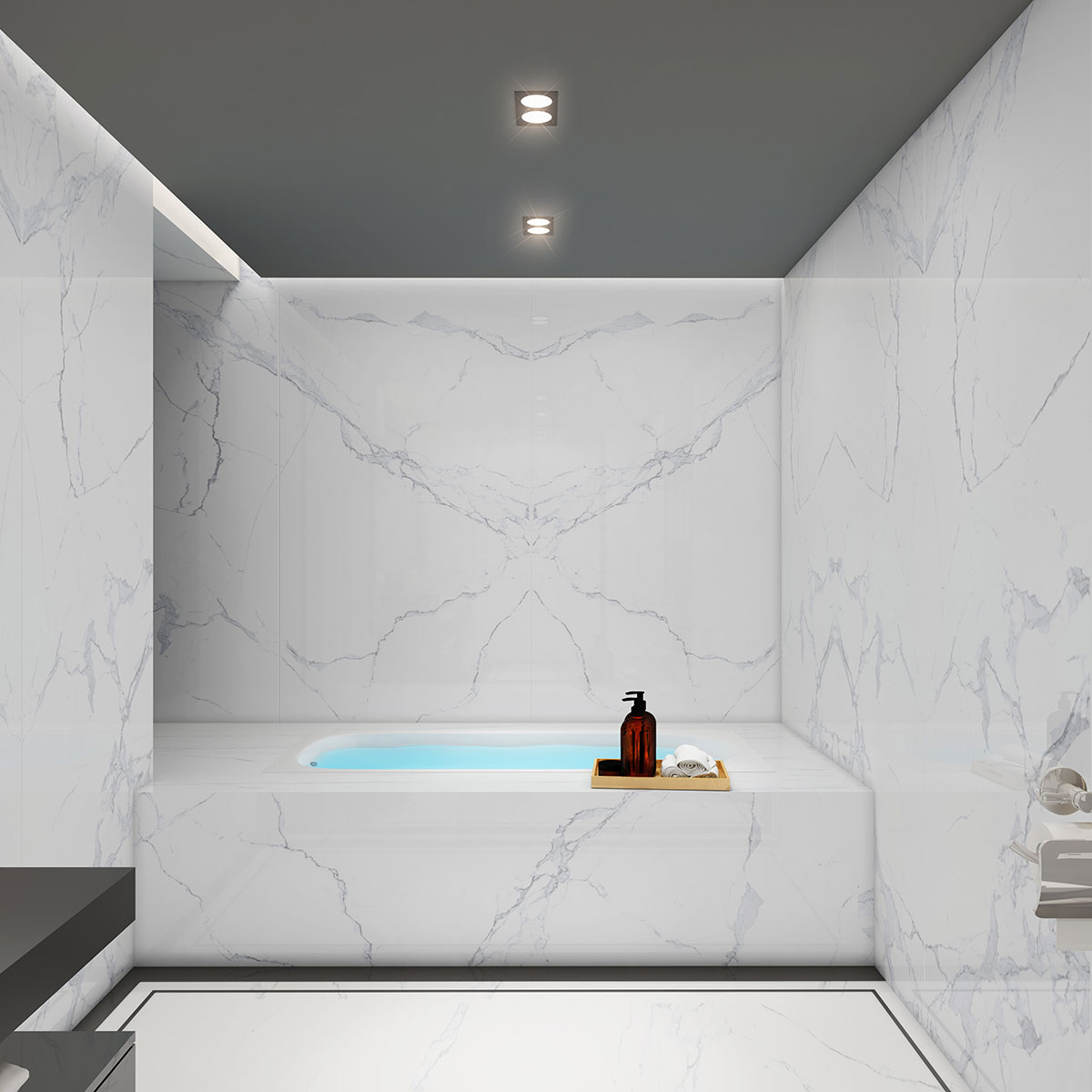 Glacier Pearl — installed (view 2)