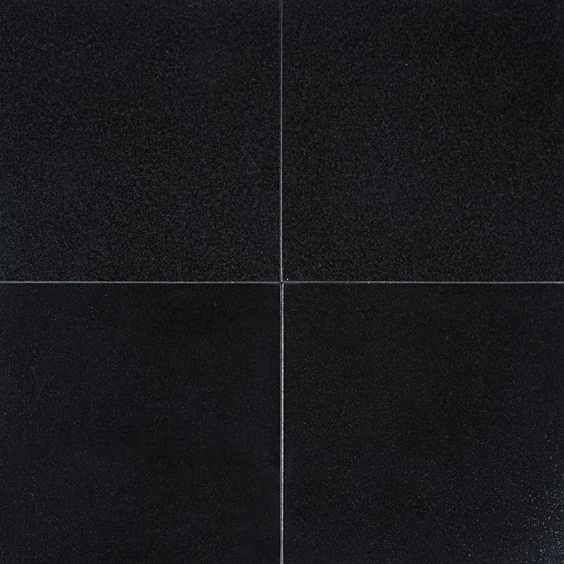 Absolute Black Natural Granite in a kitchen
