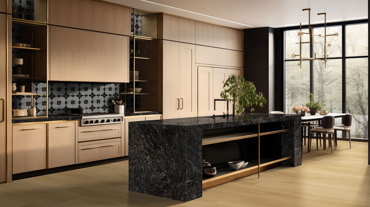 Black Forest — installed in a kitchen (scene 1012)