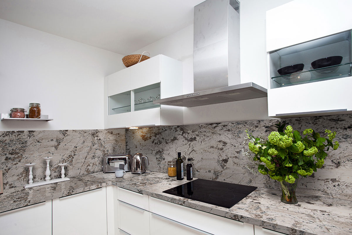 Gray Nuevo — installed (view 2)