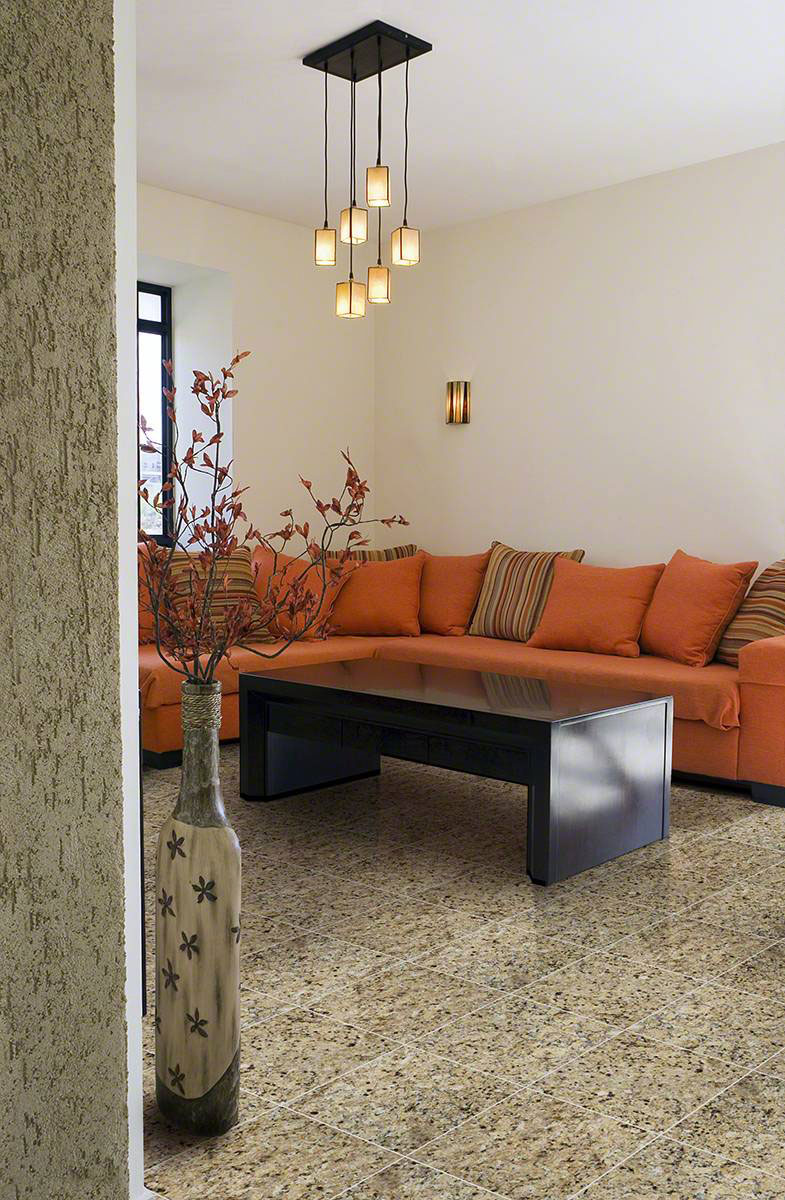 New Venetian, Gold — installed (view 2)