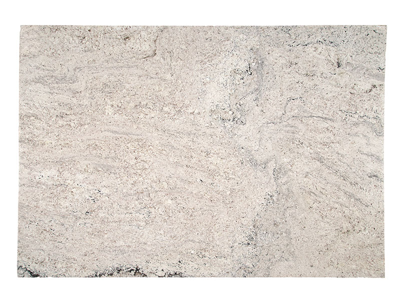 Salinas White Natural Granite in a kitchen