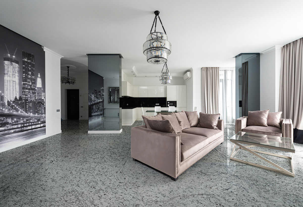White Napoli — installed (view 3)