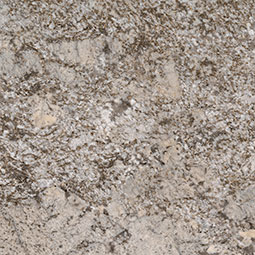 White Sand Natural Granite in a kitchen