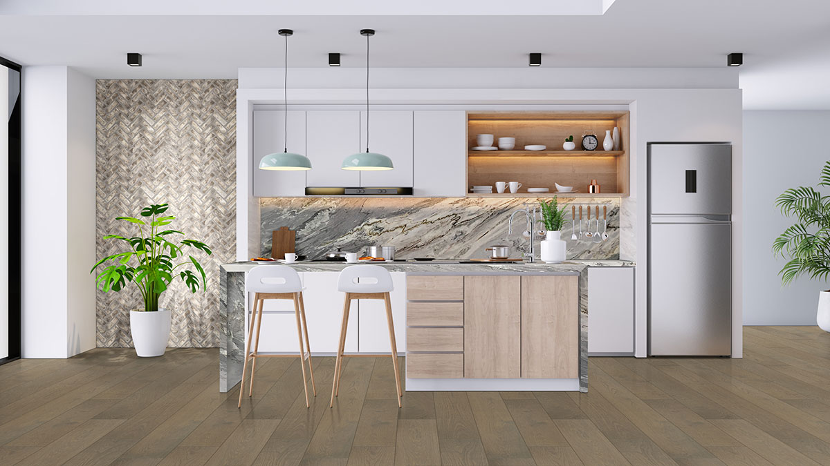 Portinari Marble — installed (view 2)