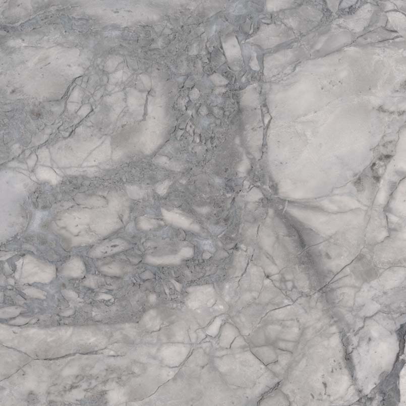 Super White Natural Marble in a kitchen