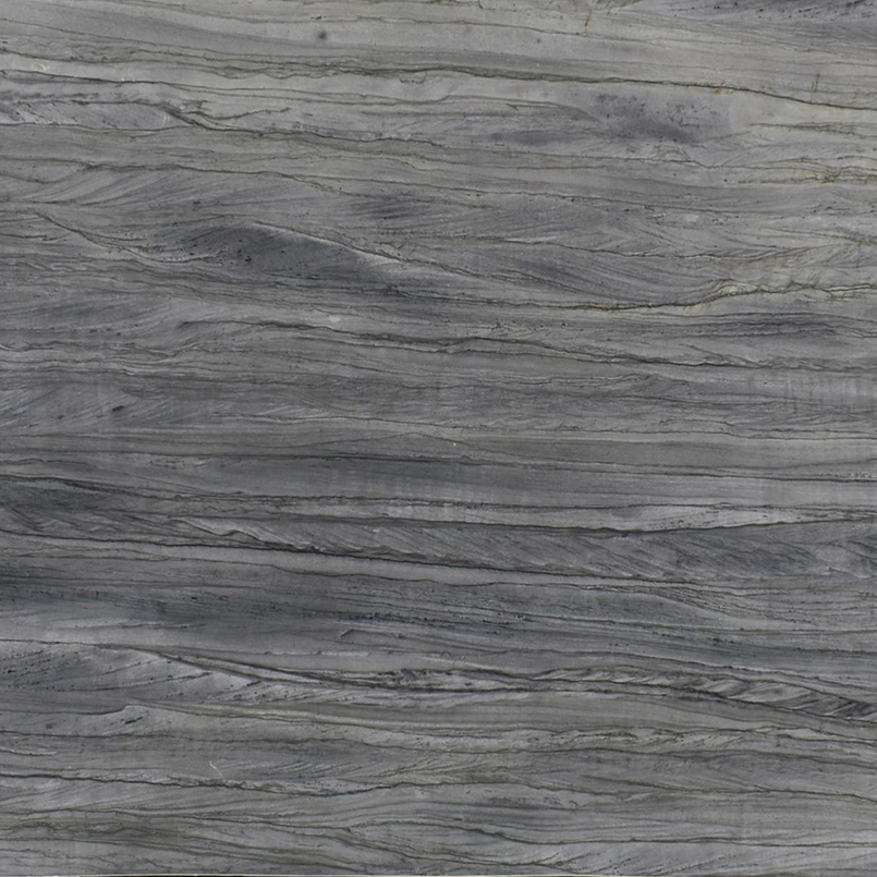 Platinum Gray Natural Quartzite in a kitchen