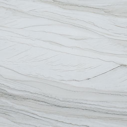 White Macaubas Natural Quartzite in a kitchen